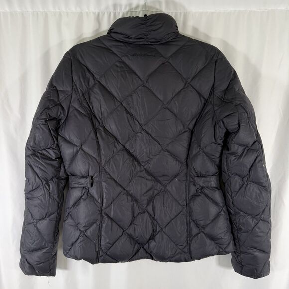 Eddie Bauer Goose Down Jacket Women's Medium Black Full Zip 700 Fill Power - Picture 11 of 15